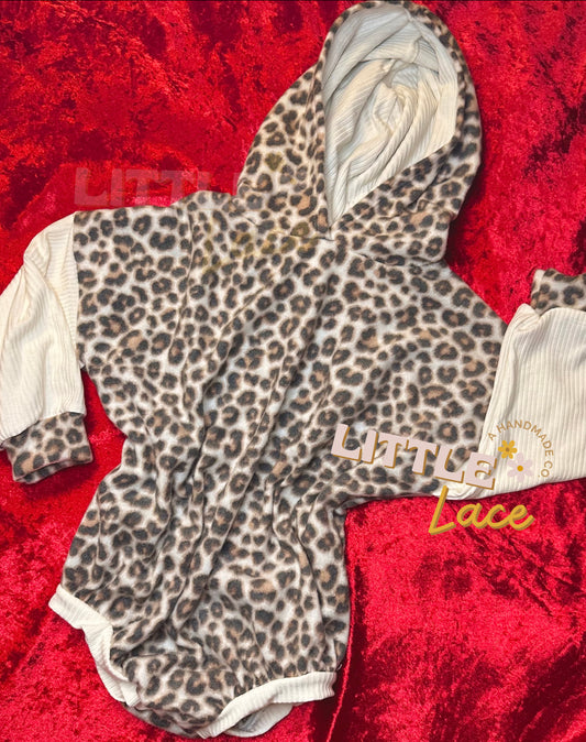 Custom Hooded Sweater Romper