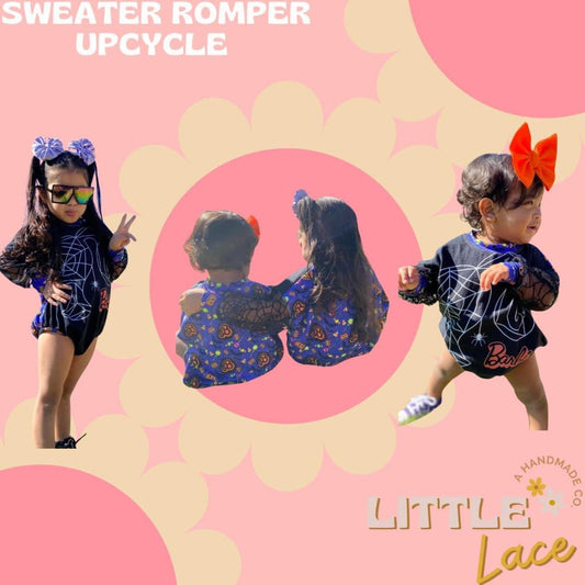 Custom Sweater Romper Upcycle