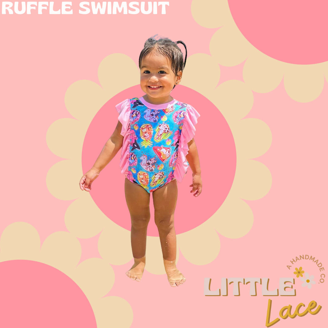 Custom Ruffle Swimsuit