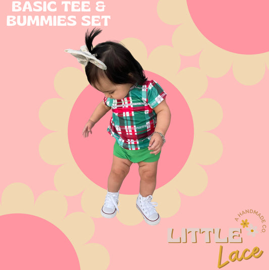 Custom Basic Tee & Bummies Set