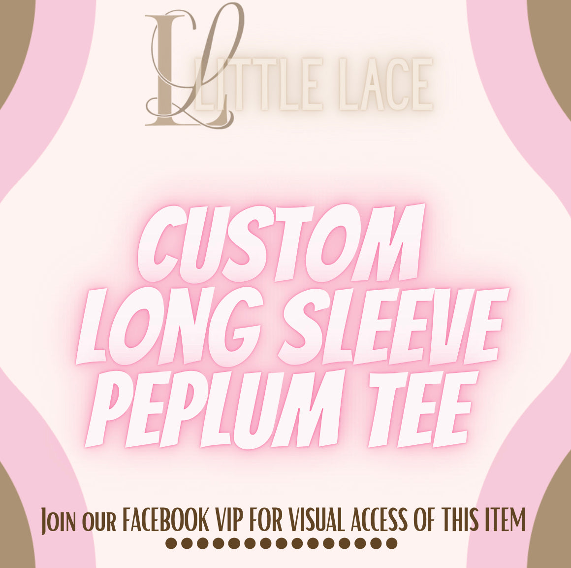 Custom Long Sleeve Peplum Tee