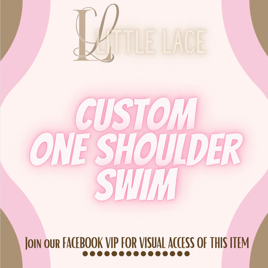 Custom One Shoulder Swim